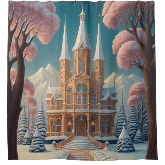 Cortina De Ducha Castillo de Sueños de Whispering (Anverso)