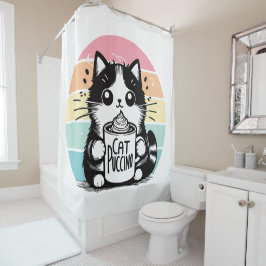 Cortina De Ducha Catpuccino 3