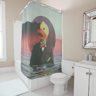 Cortina De Ducha Caucho Ducky