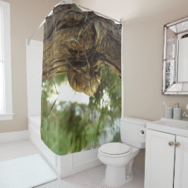 Cortina De Ducha Caza de Cicada. Tenía prisa.