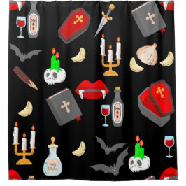 Cortina De Ducha cazador de vampiros gótico de halloween daga de aj
