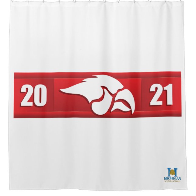 Cortina De Ducha Cedar Springs Red Hawks #2 (Anverso)