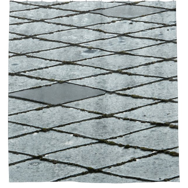 Cortina De Ducha Cemento gris (Anverso)