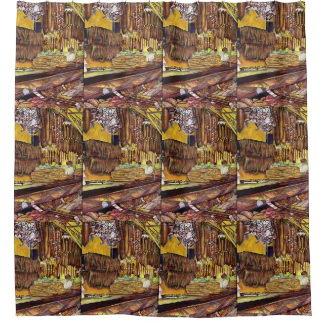 Cortina De Ducha Cerdo, Budapest (Anverso)