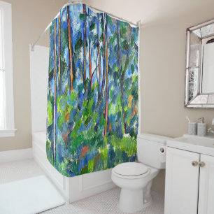 Cortina De Ducha Cezanne - In the Woods, arte bonito,