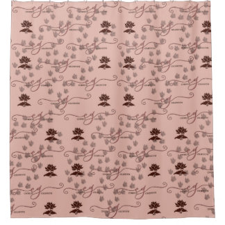 Cortina De Ducha CG-Lotus Dragon Prints