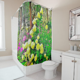 Cortina De Ducha Chartreuse Green Limelight Hydrangea Garden