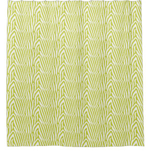 CORTINA DE DUCHA CHARTREUSE ZEBRA STRIPE