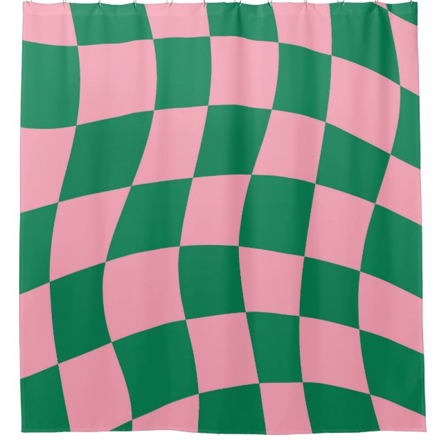 Cortina De Ducha Checkered Bliss (Anverso)