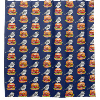 Cortina De Ducha Cheeseburger Bird Chickadee Tahoe