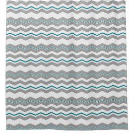 Cortina De Ducha Chevron horizontal moderno con cualquier color