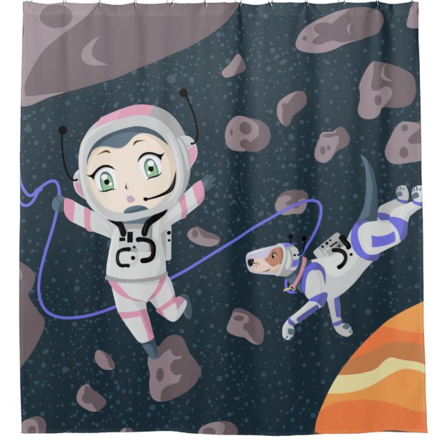 Cortina De Ducha Chica asteroide (Anverso)