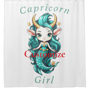 Cortina De Ducha Chica Capricornio Sirena Thunder_Cove