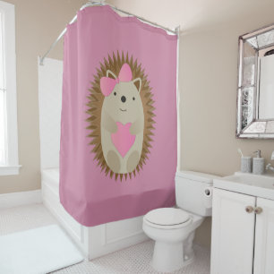 Cortina De Ducha Chica Cute Hedgehog