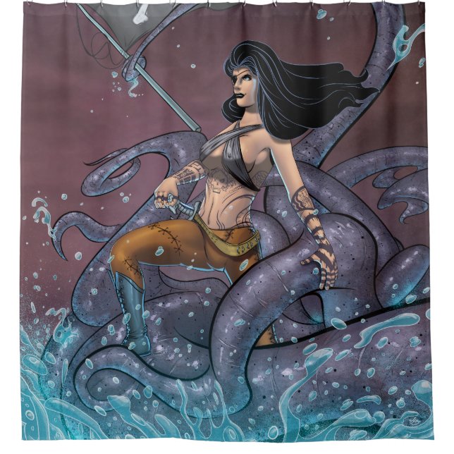 Cortina De Ducha Chica pirata (Anverso)