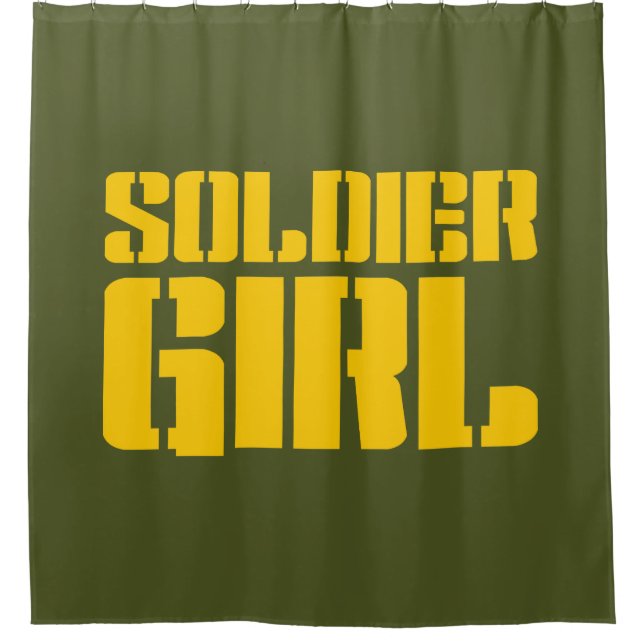 CORTINA DE DUCHA CHICA SOLDIER (Anverso)