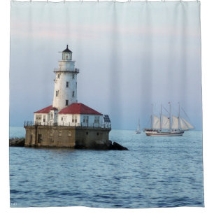 Cortina de ducha Chicago Breakwater Light & Windy 