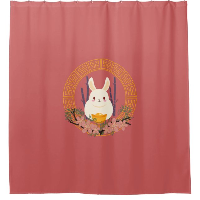 Cortina De Ducha chinesse bunny (Anverso)