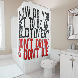 Cortina De Ducha Chiste de tiempo antiguo de recuperación