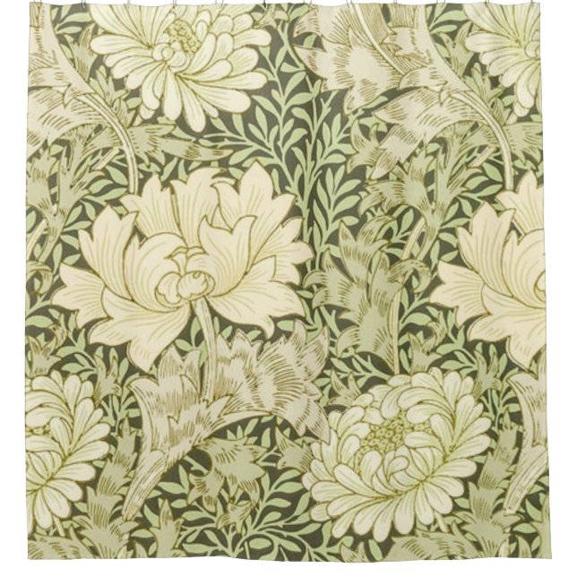Cortina De Ducha Chrysanthemum William Morris (Anverso)