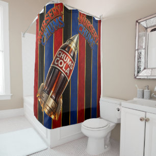 Cortina De Ducha Chums nave espacial cola/baño cohete/