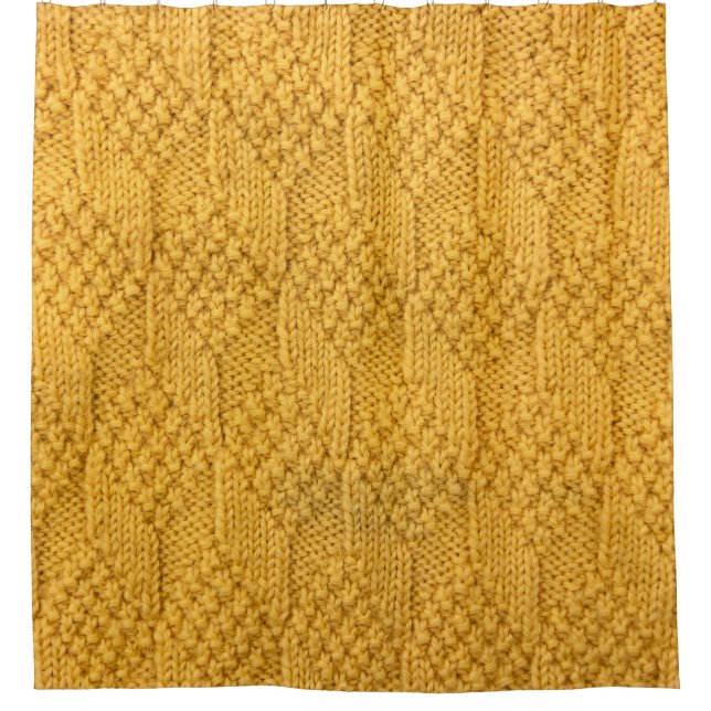 Cortina De Ducha Cierre del patrón de tejido. (Anverso)