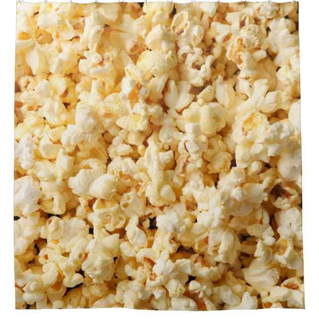 Cortina De Ducha Cinema Popcorn De Fondo Completo. (Anverso)