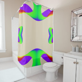 Cortina De Ducha Cinta arcoiris