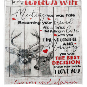 Cortina De Ducha Cita de amor para cumpleaños de esposa, Boda de p