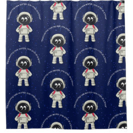 CORTINA DE DUCHA CITA DE ASTRONAUTA
