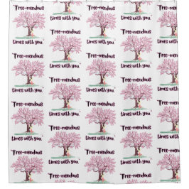 CORTINA DE DUCHA CITA DE MENDUS DE ÁRBOL