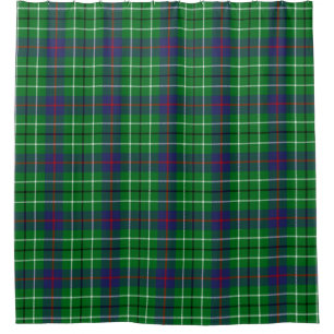 Cortina De Ducha Clan Duncan Tartán Plaid