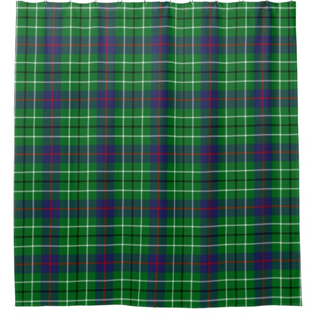Cortina De Ducha Clan Duncan Tartán Plaid (Anverso)