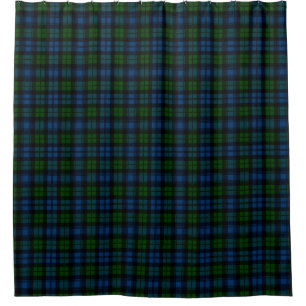 Cortina De Ducha Clan escocés Campbell Military Tartán Plaid