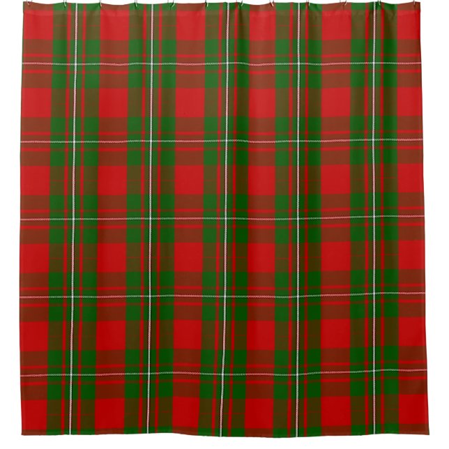 Cortina De Ducha Clan escocés MacGregor Tartán Plaid (Anverso)