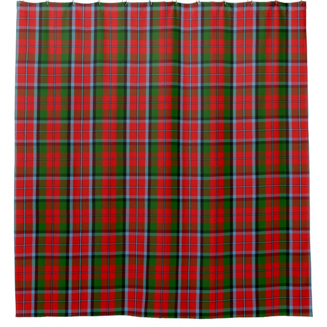 Cortina De Ducha Clan escocés MacNaughton Tartan Plaid (Anverso)