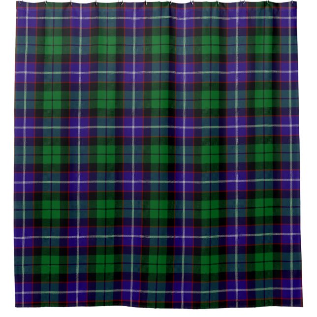Cortina De Ducha Clan escocés Mitchell Tartan Plaid (Anverso)