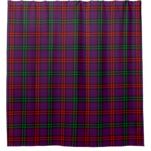 Cortina De Ducha Clan escocés Montgomery Tartan Plaid