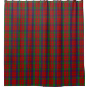 Cortina De Ducha Clan escocés Robertson Tartan Plaid