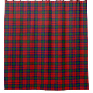 Cortina De Ducha Clan Lindsay Lindsey Scottish Heritage Tartán