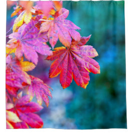 Cortina De Ducha Clásicas hojas de arce japonesas
