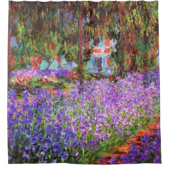 Cortina De Ducha Claude Monet Garden (Anverso)