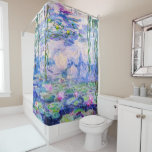 Cortina De Ducha Claude Monet - Lilies de agua / Nympheas 1919<br><div class="desc">Lilies de agua / Nympheas (W.1852) - Claude Monet,  Petróleo en lienzo,  1916-1919</div>