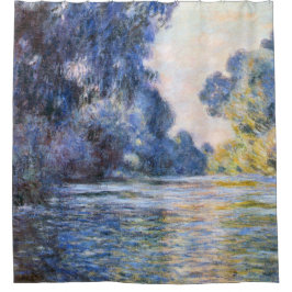 Cortina De Ducha Claude Monet, mañana en el Sena de Giverny