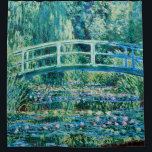 Cortina De Ducha Claude Monet - Nieves Y Puente Japonés<br><div class="desc">Claude Monet - Lilies De Agua Y Puente Japonés (1899)</div>