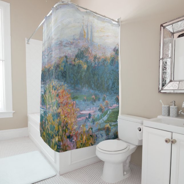 Cortina De Ducha Claude Monet - Vista de las Tullerías, estudio (In situ)