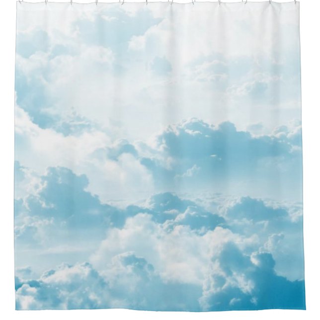 Cortina De Ducha Clouds sky cartoon vector images (Anverso)