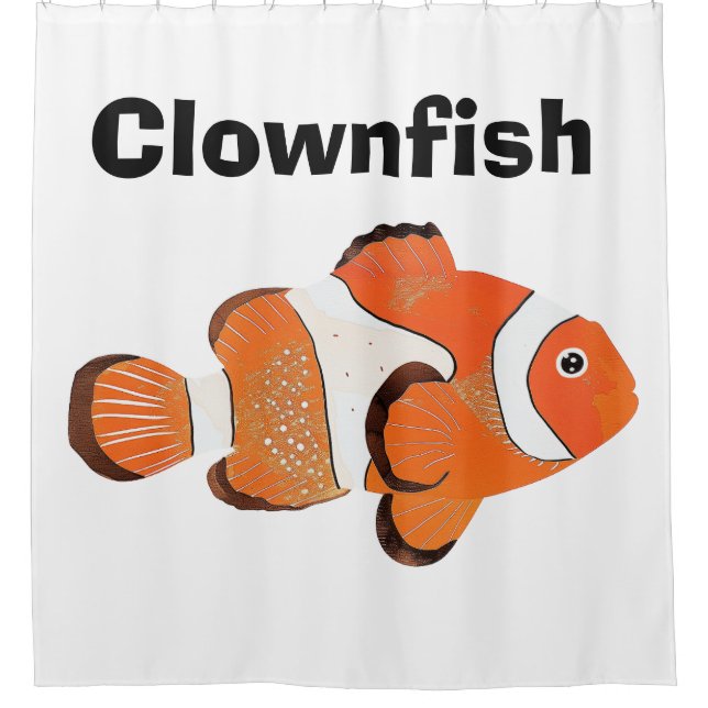 Cortina De Ducha Clowfish (Anverso)