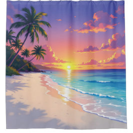 Cortina De Ducha Coastal Stillness - 