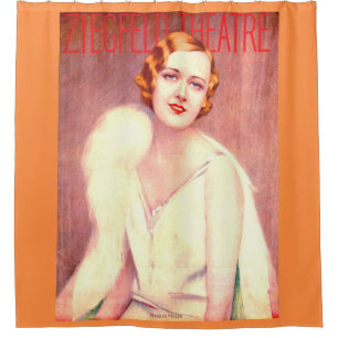 Cortina De Ducha Cobertura del programa de teatro Ziegfeld 1928 Mar